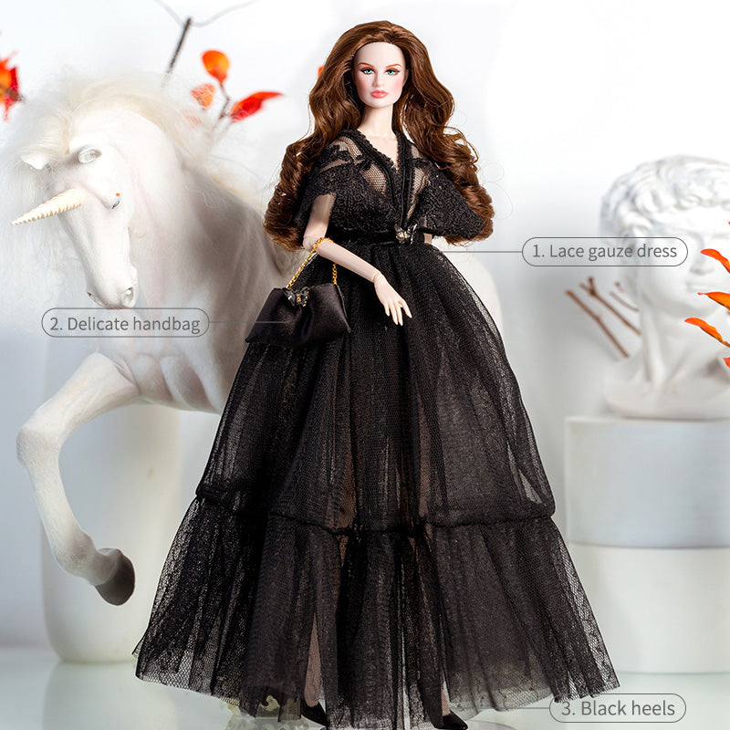 Black Romance Collection Supermodel Doll Outfit