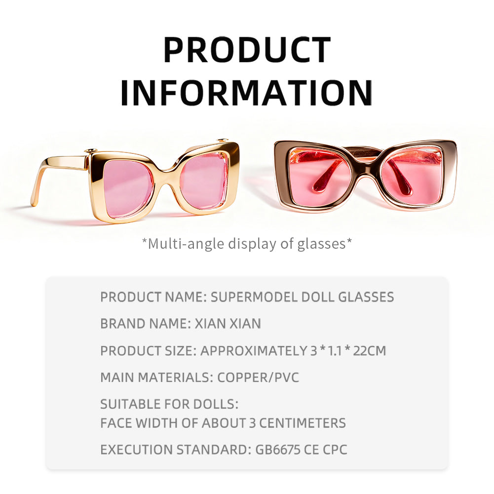 XIANXIAN Supermodel Doll Fashion Glasses (Futuristic Tech-Themed Series)