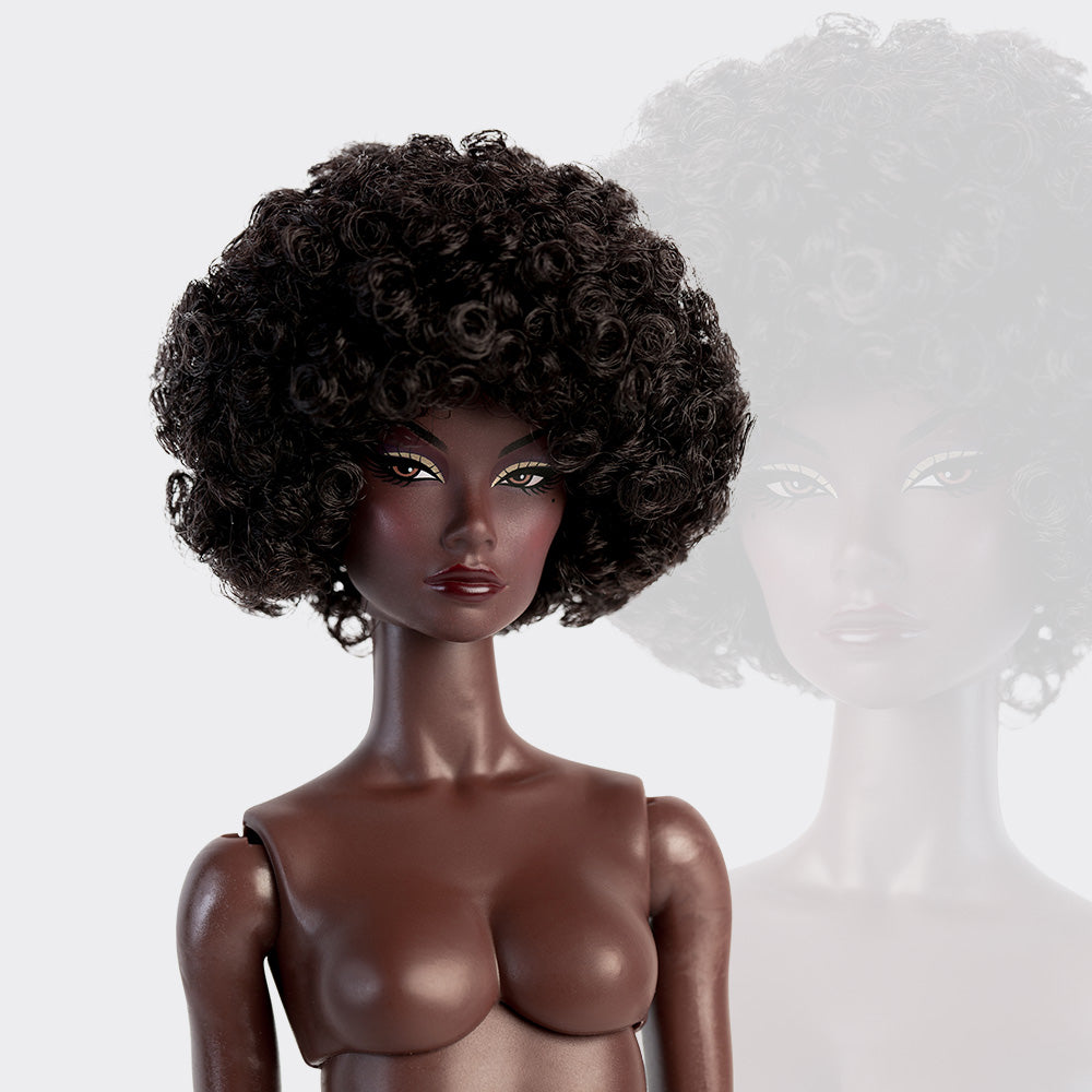 Charcoal Skin Tone Jointed ELARA Fashion Doll (Gold Label Edition)