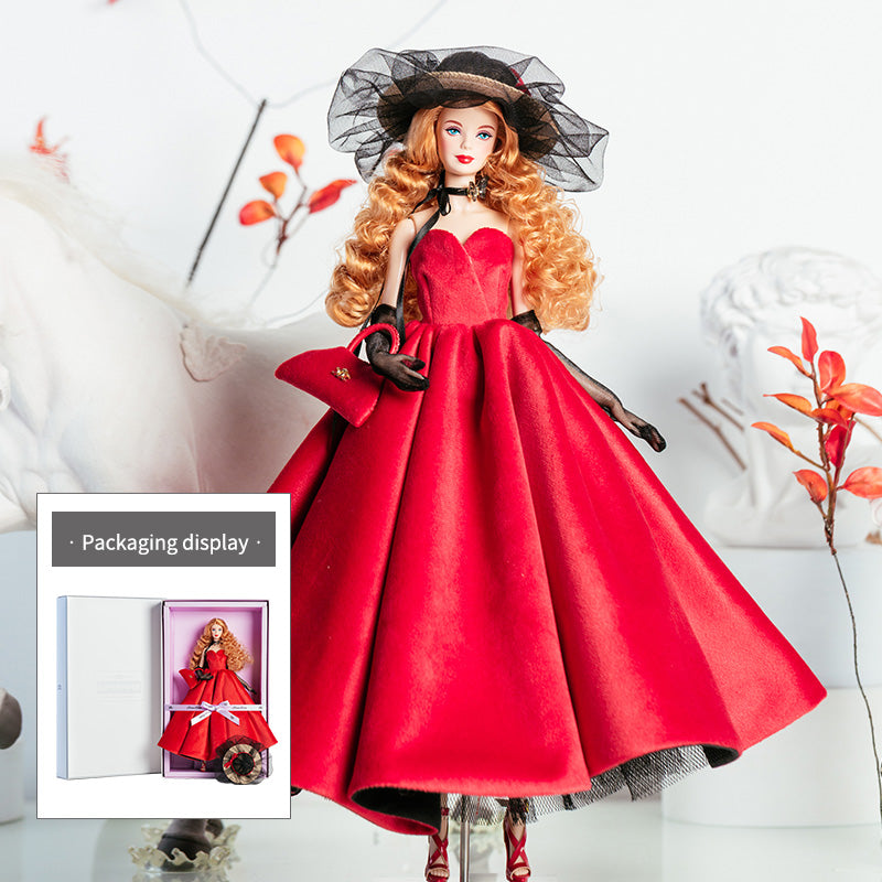 Elegant Flowing Light Collection Supermodel Doll Gift Set
