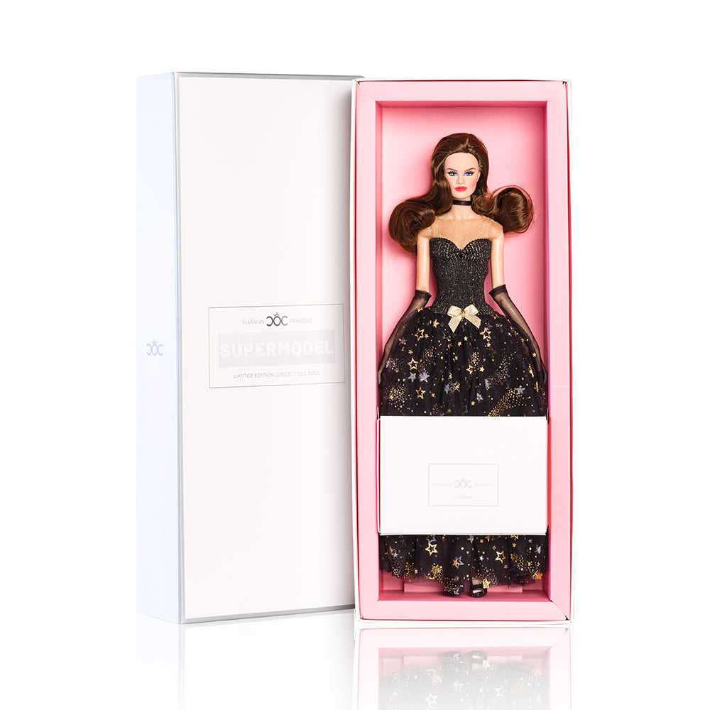 Black Elegant Collection Supermodel Doll Gift Set