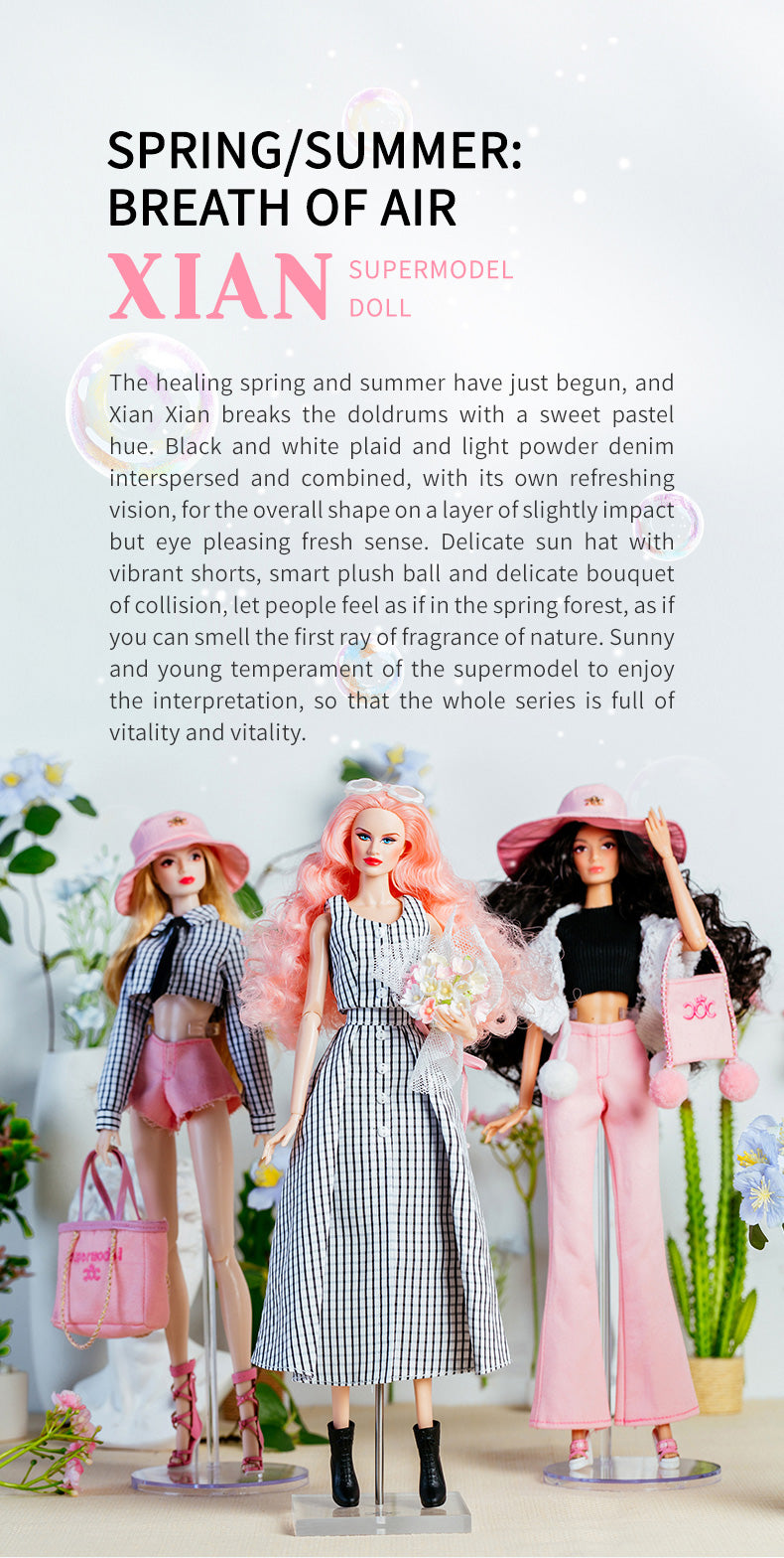 Spring & Summer Breath of Air Collection Supermodel Doll Gift Set