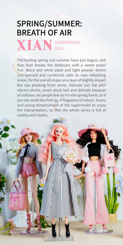 Spring & Summer Breath of Air Collection Supermodel Doll Gift Set