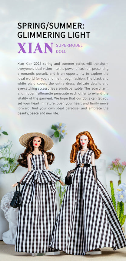 Spring & Summer Pastel Reflections Collection Supermodel Doll Gift Set