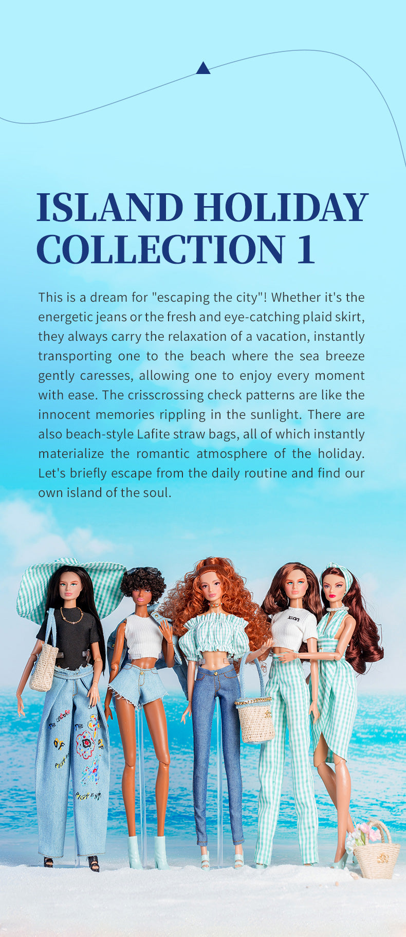 Island Holiday Collection 1.0 Supermodel Doll Outfit