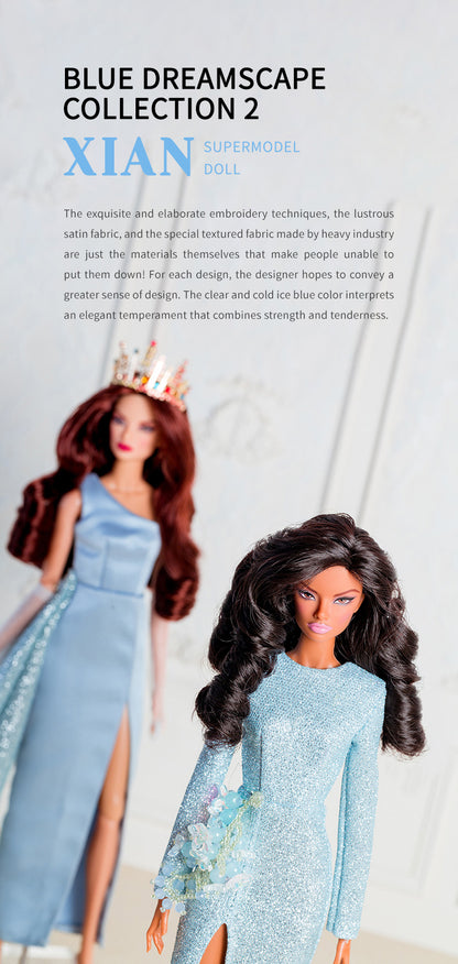 Blue Dream Collection 2.0 Supermodel Doll Outfit