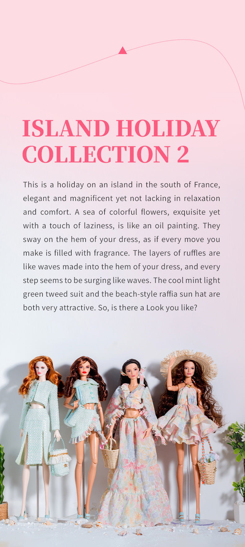 Island Holiday Collection 2.0 Supermodel Doll Gift Set