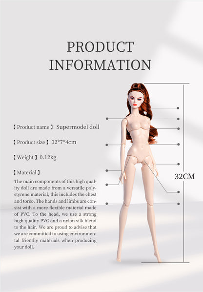 White Skin Tone Jointed GALA Fashion Doll (Gold Label Edition)