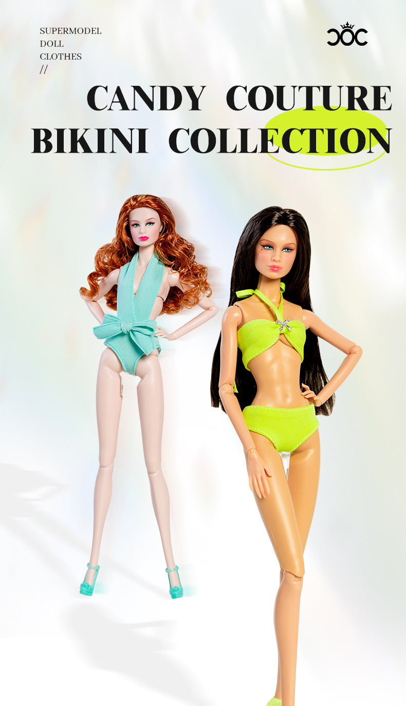 Colorful Candy Bikini Collection Supermodel Doll Outfit