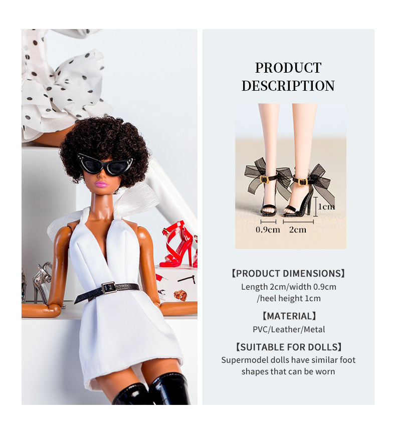 Supermodel Doll Hand-made Shoes