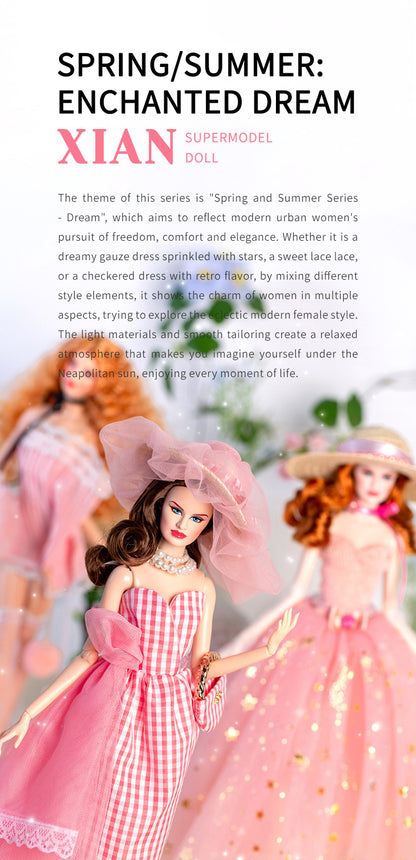 Spring & Summer Gorgeous Dream Collection Supermodel Doll Gift Set