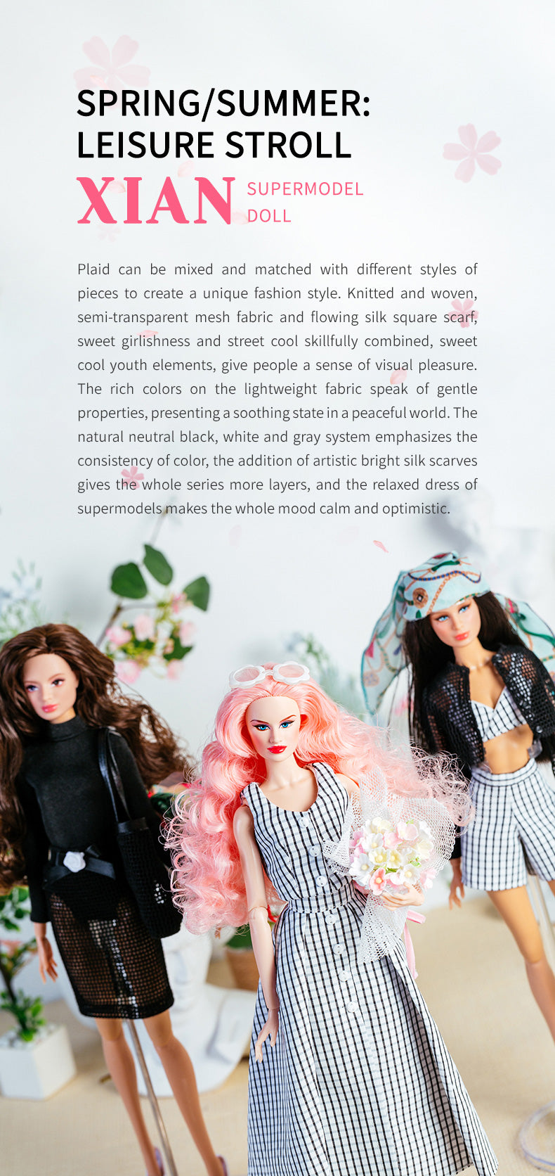 Spring & Summer Wandering Collection Supermodel Doll Outfit