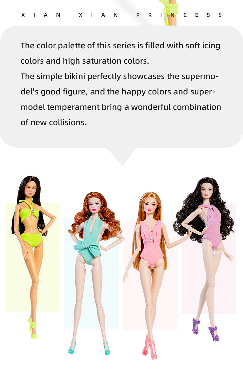 Colorful Candy Bikini Collection Supermodel Doll Outfit