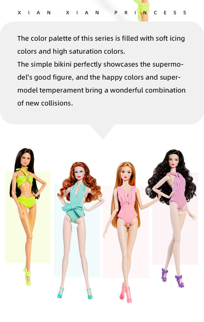 Colorful Candy Bikini Collection Supermodel Doll Outfit