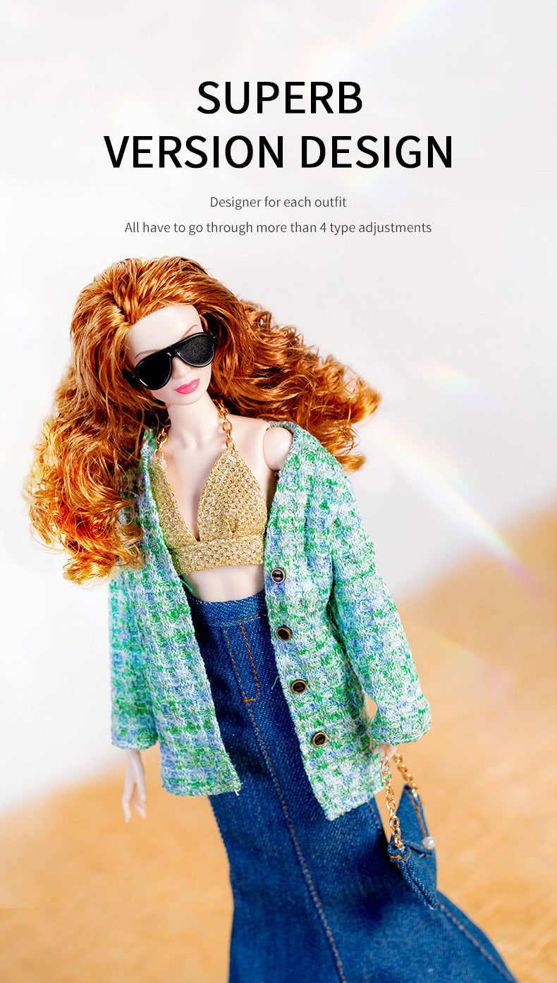 Green Apple Collection Supermodel Doll Gift Set