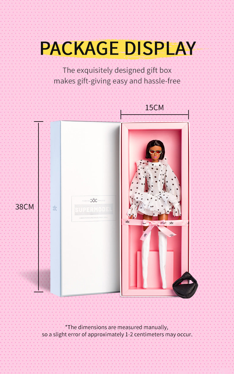 Polka Dot Fantasy Collection Supermodel Doll Gift Set