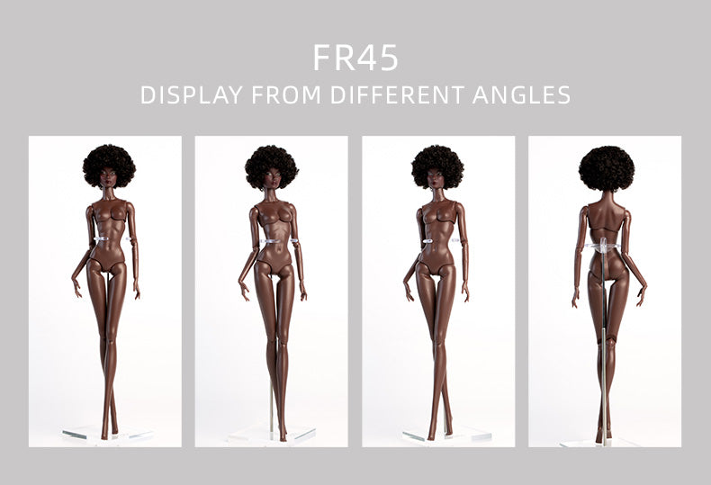 Charcoal Skin Tone Jointed ELARA Fashion Doll (Gold Label Edition)