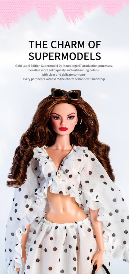 Polka Dot Fantasy Collection Supermodel Doll Outfit