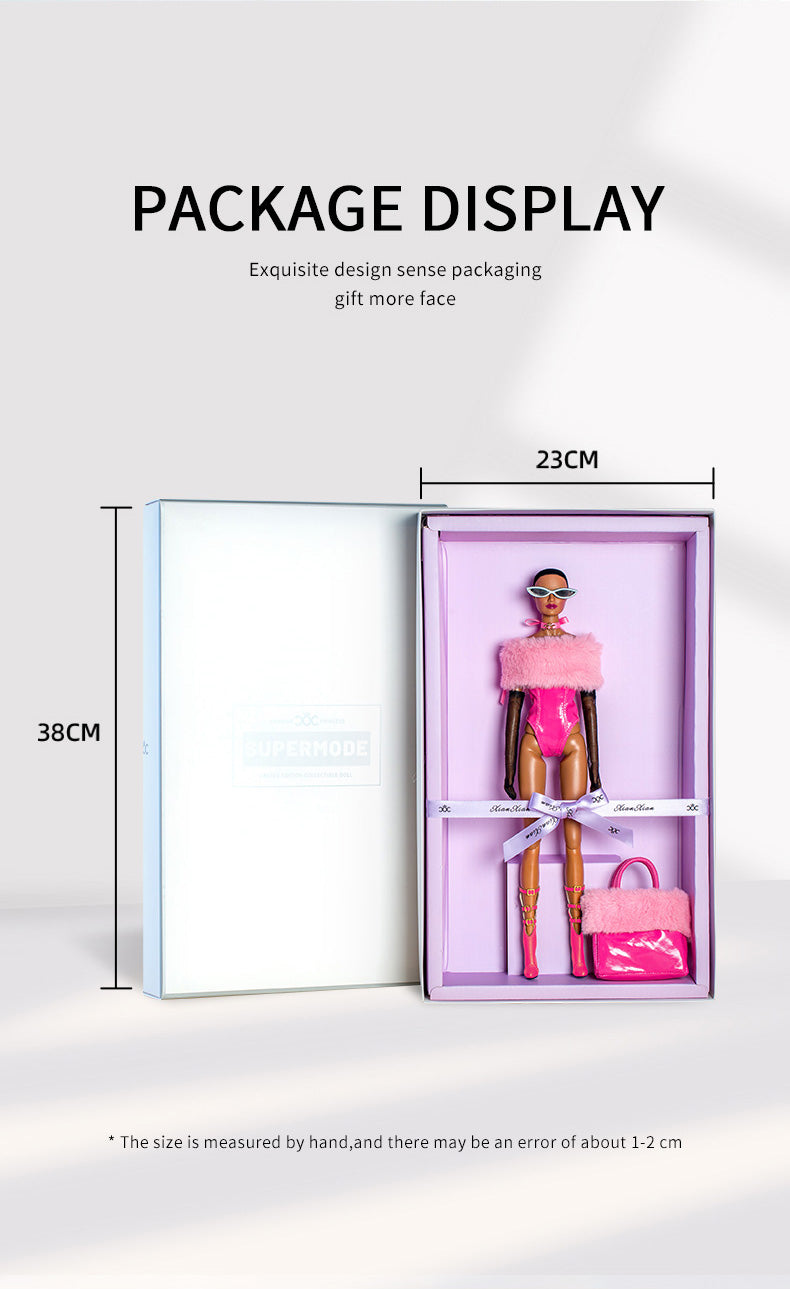 "Black Pink" Collection Supermodel Doll Gift Set