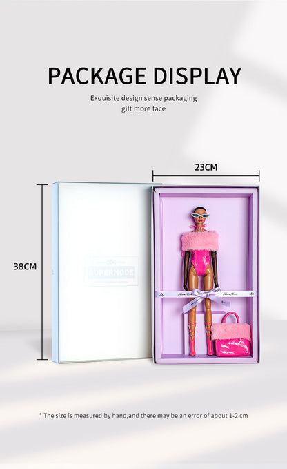 "Black Pink" Collection Supermodel Doll Gift Set