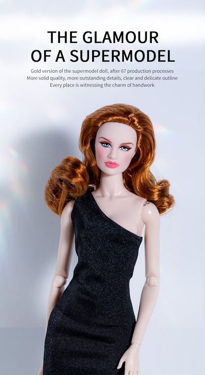 Black Dress Collection Supermodel Doll Gift Set
