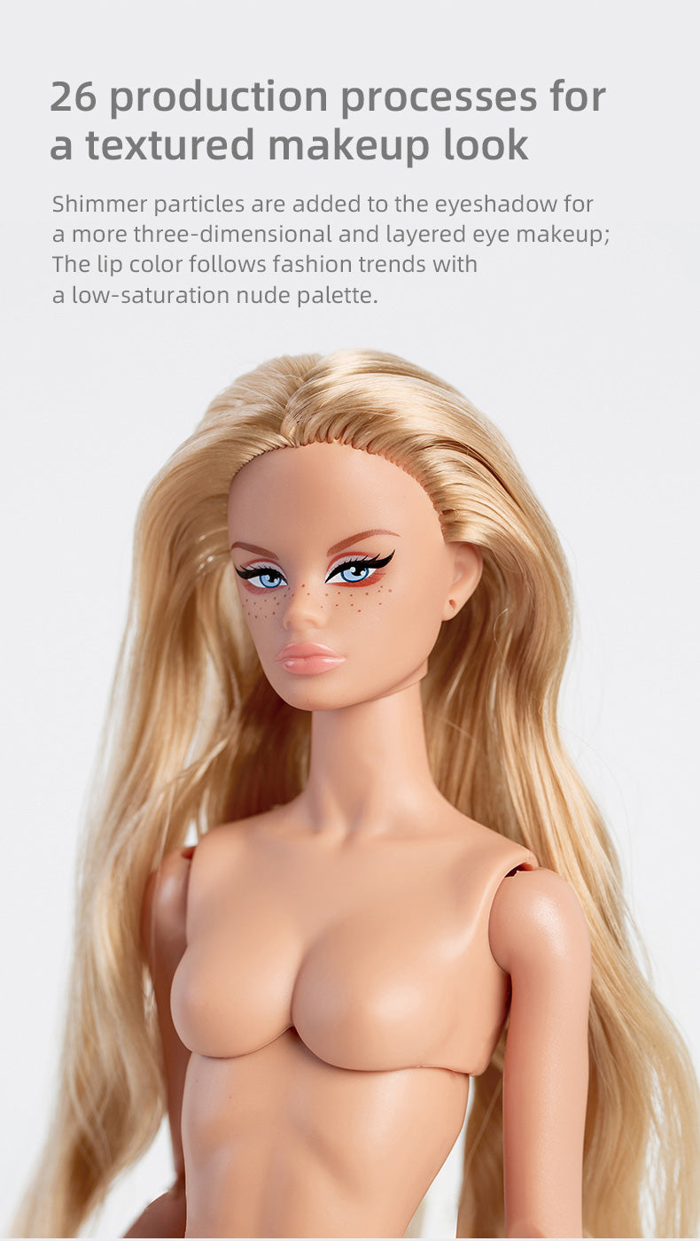 Wheat Skin Tone Jointed MOLLY Fashion Doll (Gold Label Edition)