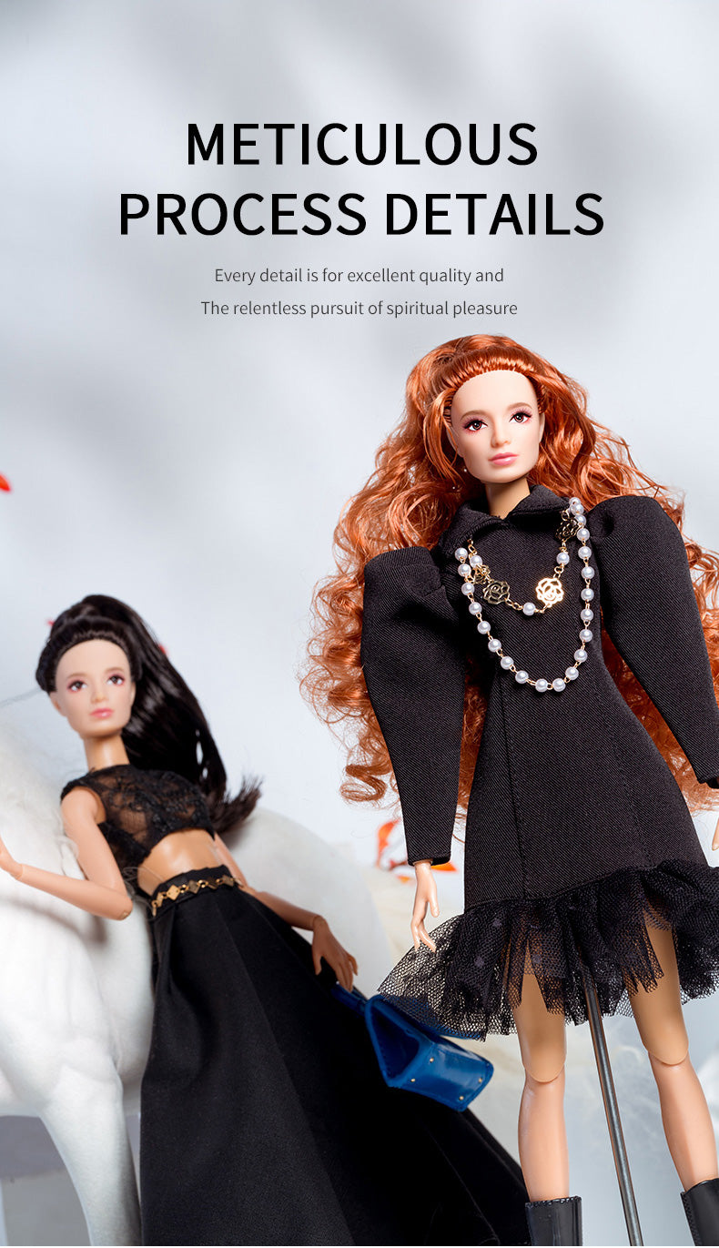 Black Attitude Collection Supermodel Doll Gift Set