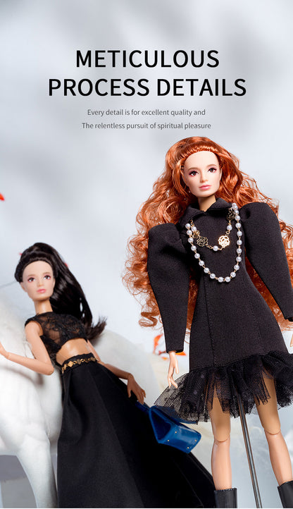 Black Attitude Collection Supermodel Doll Gift Set