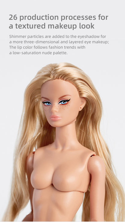 Wheat Skin Tone Jointed MOLLY Fashion Doll (Gold Label Edition)