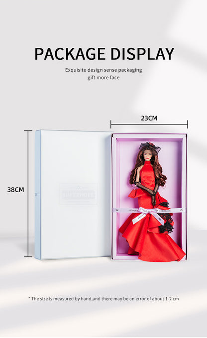 Elegant Flowing Light Collection Supermodel Doll Gift Set