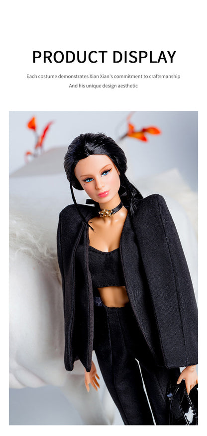Black Attitude Collection Supermodel Doll Gift Set