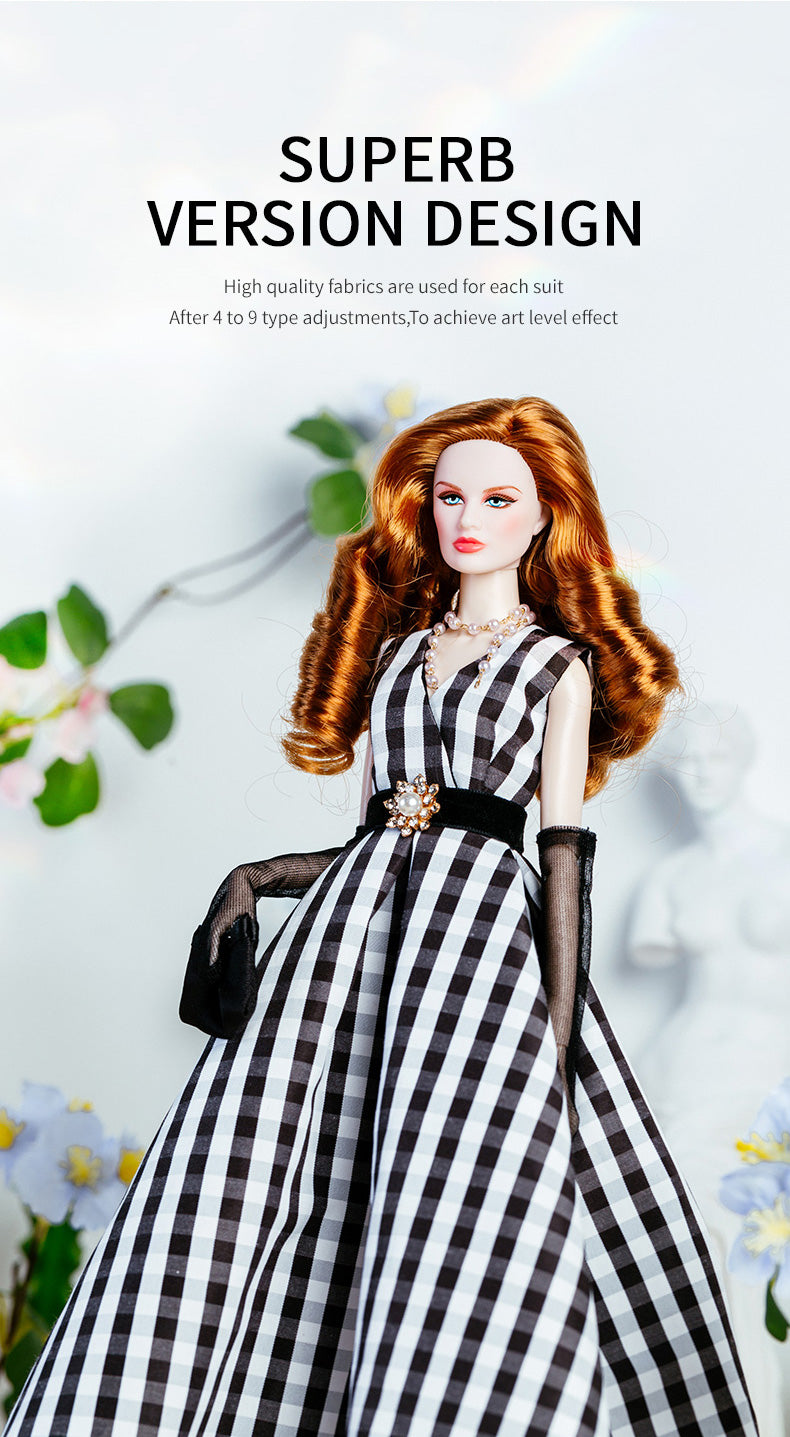 Spring & Summer Pastel Reflections Collection Supermodel Doll Gift Set