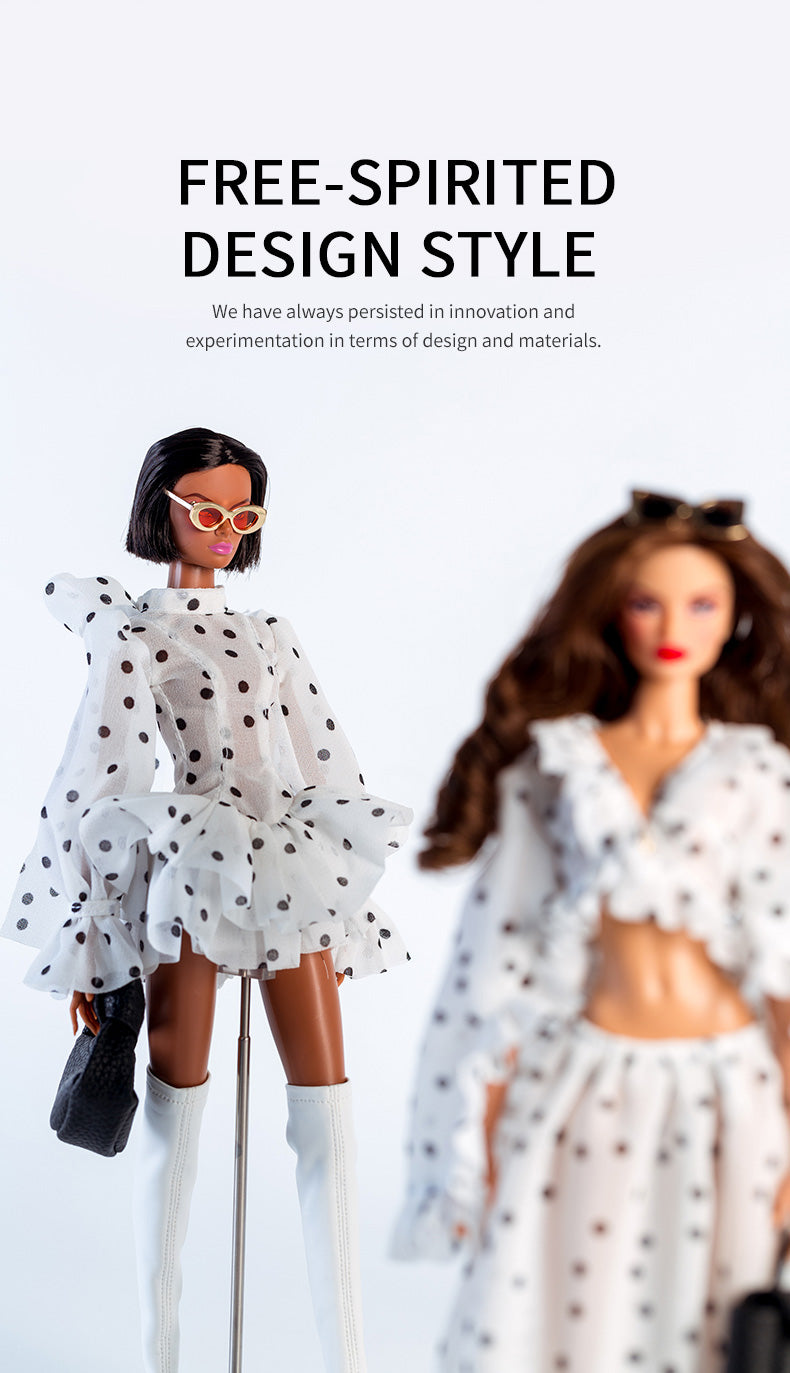 Polka Dot Fantasy Collection Supermodel Doll Outfit