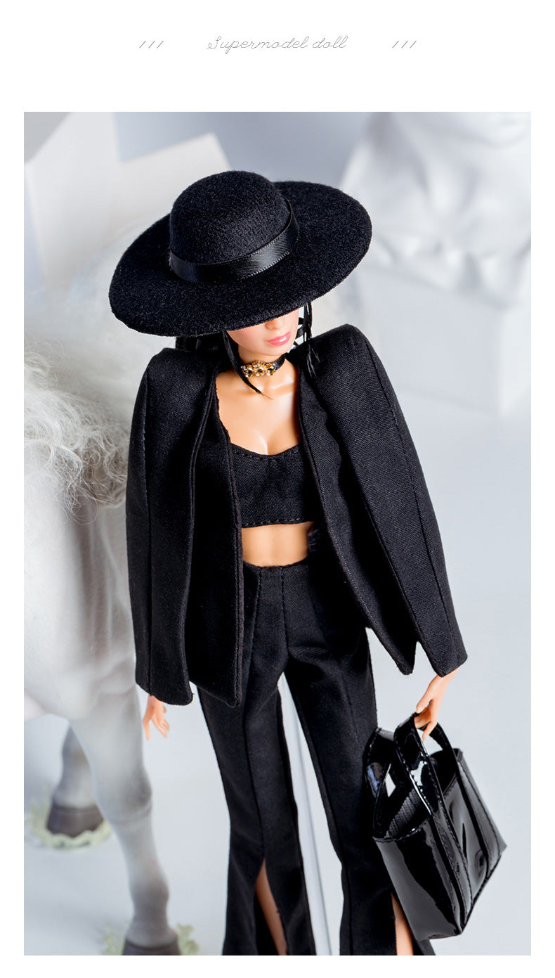 Black Attitude Collection Supermodel Doll Gift Set