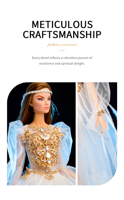 White Ballet Fairy Collection Supermodel Doll Gift Set