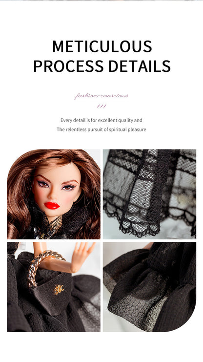 Black Romance Collection Supermodel Doll Gift Set