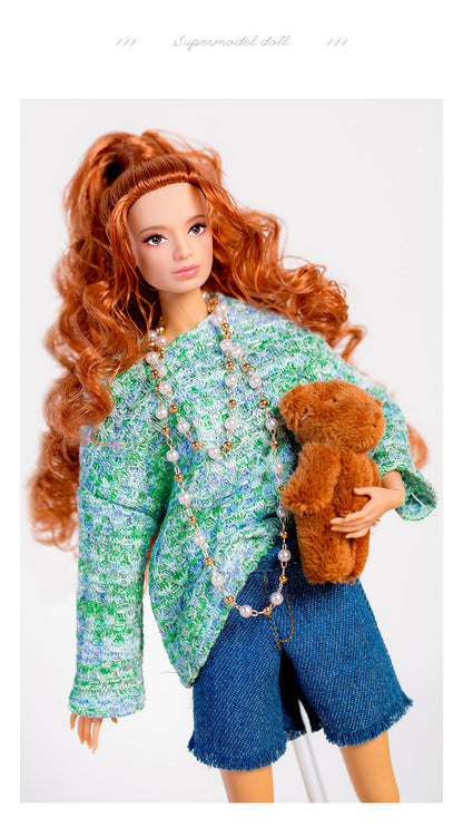 Green Apple Collection Supermodel Doll Gift Set