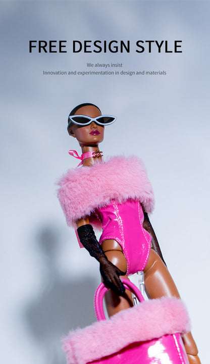 "Black Pink" Collection Supermodel Doll Gift Set