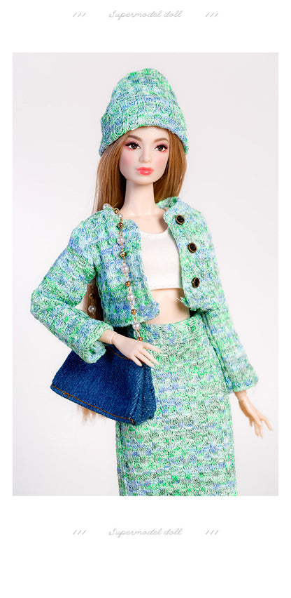 Green Apple Collection Supermodel Doll Gift Set