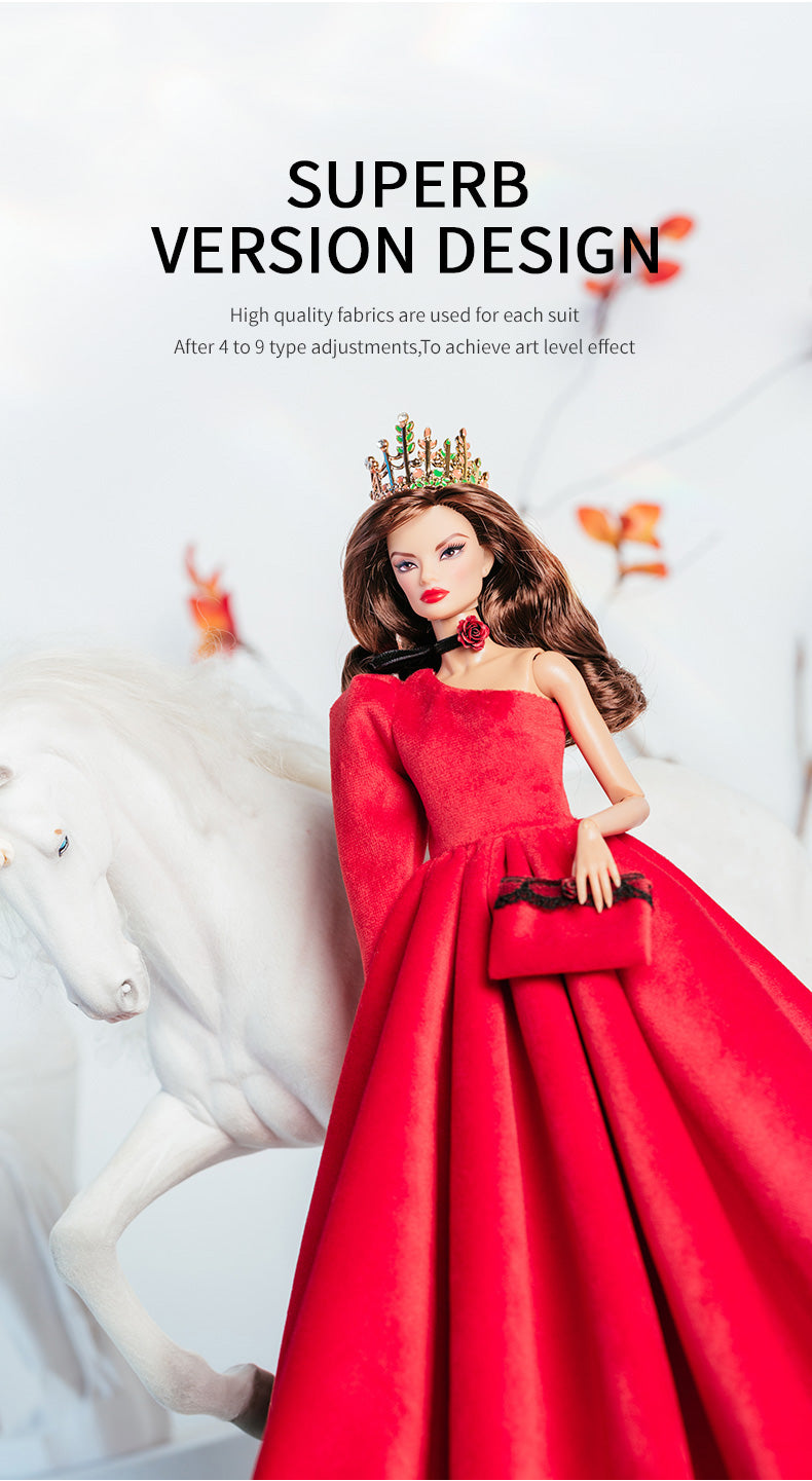 Elegant Flowing Light Collection Supermodel Doll Outfit