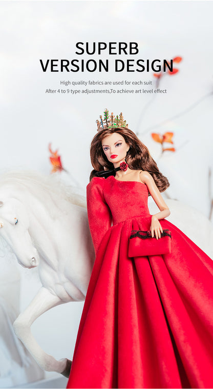 Elegant Flowing Light Collection Supermodel Doll Outfit