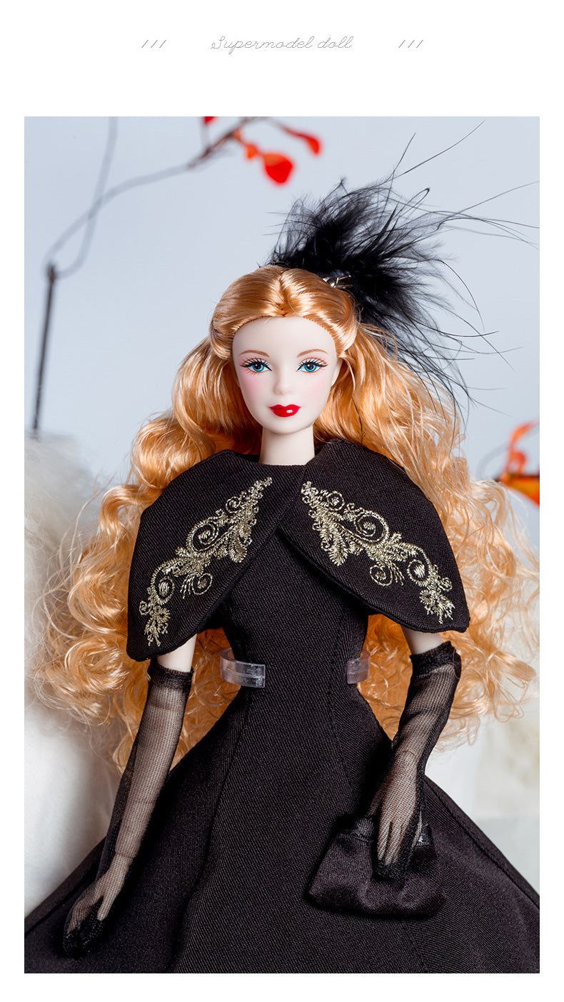 Black Attitude Collection Supermodel Doll Gift Set