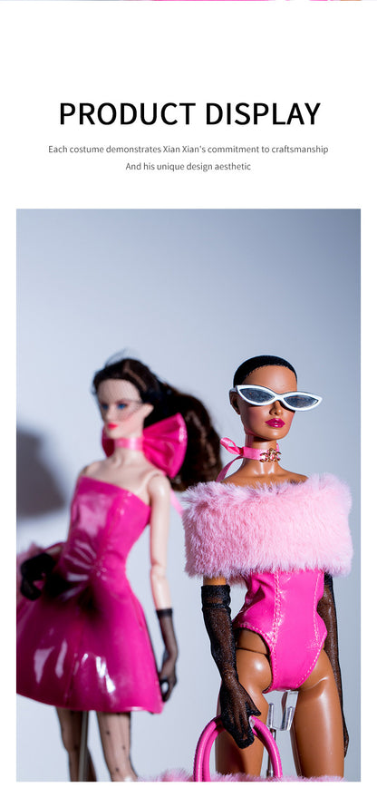 "Black Pink" Collection Supermodel Doll Gift Set