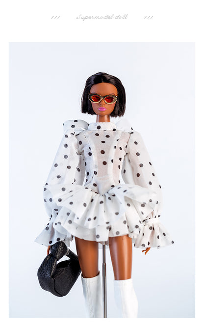 Polka Dot Fantasy Collection Supermodel Doll Outfit