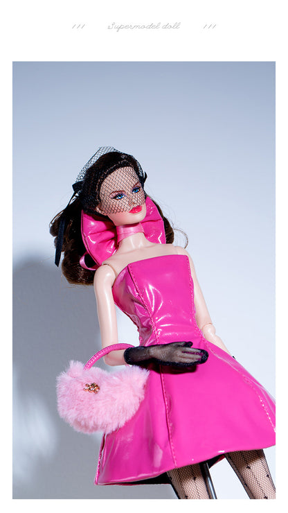 "Black Pink" Collection Supermodel Doll Gift Set