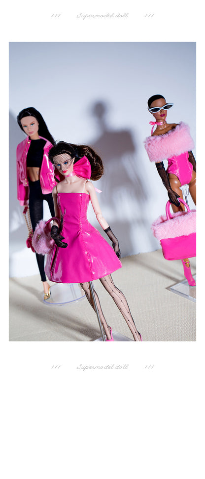 "Black Pink" Collection Supermodel Doll Gift Set