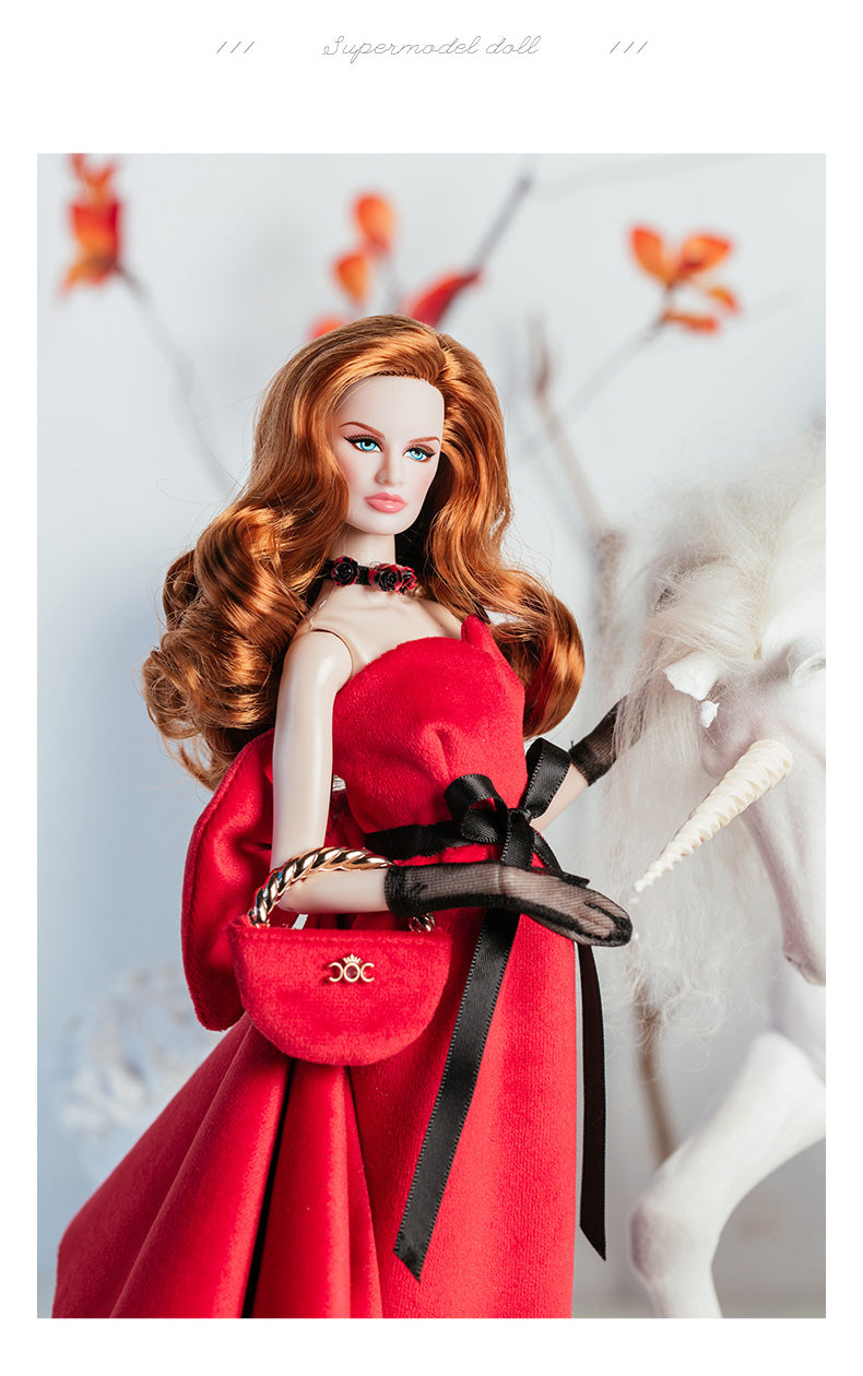 Elegant Flowing Light Collection Supermodel Doll Outfit