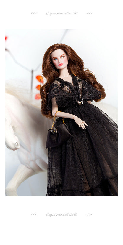 Black Romance Collection Supermodel Doll Gift Set