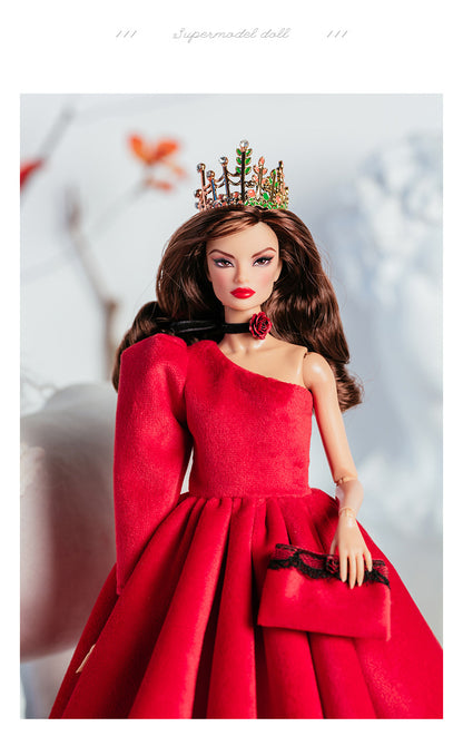Elegant Flowing Light Collection Supermodel Doll Outfit