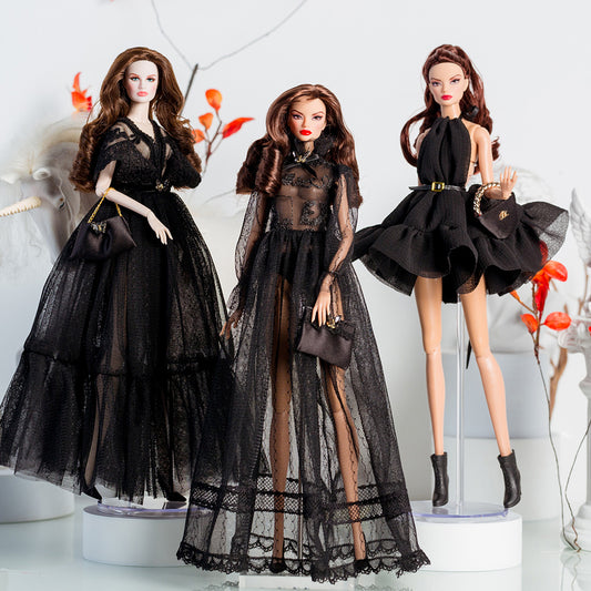 Black Romance Collection Supermodel Doll Outfit